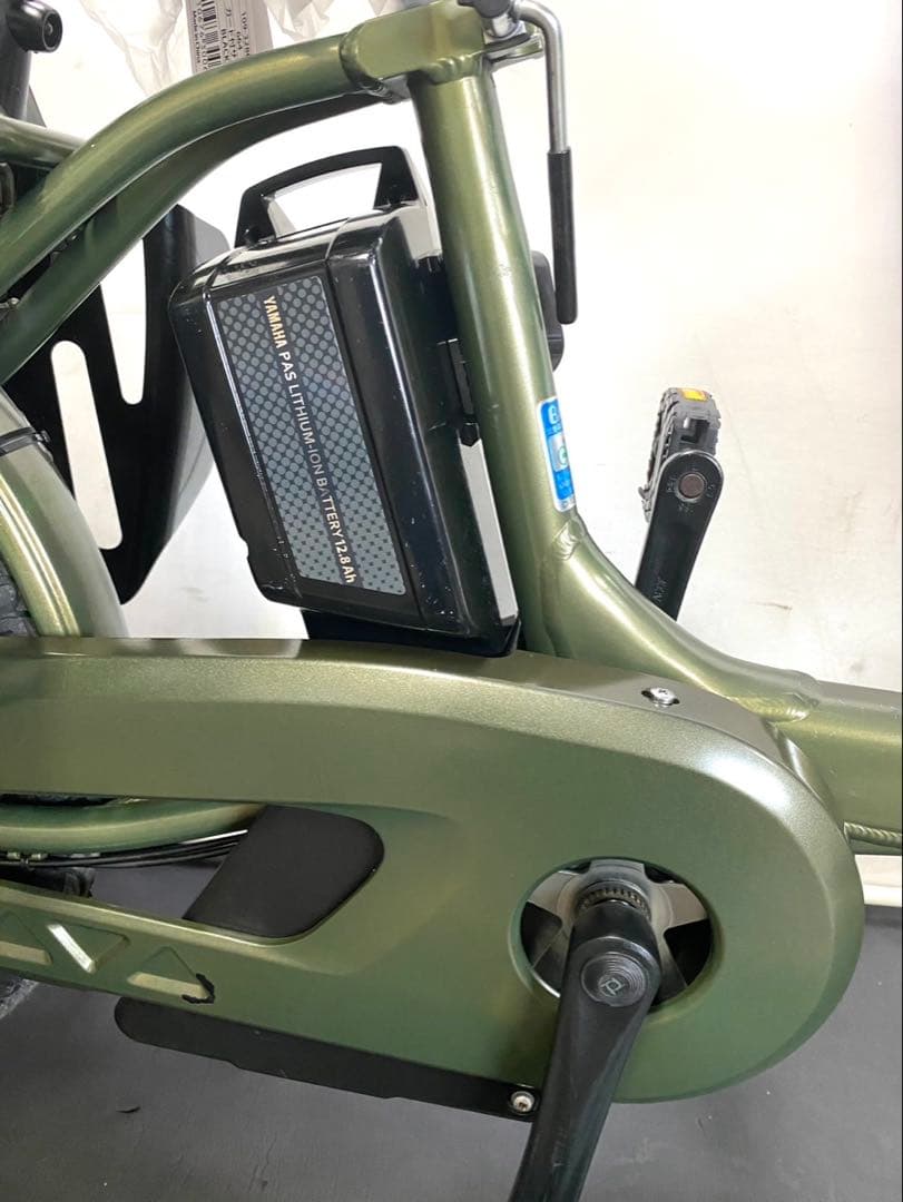 1年保証 送料無料　新型　ヤマハ　パスバビーアン カーキ色　電動アシスト自転車