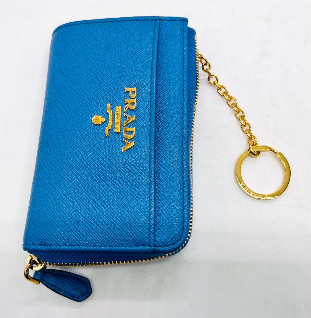 PRADA プラダ キーケース ケース サフィアーノ 1PP122 美品