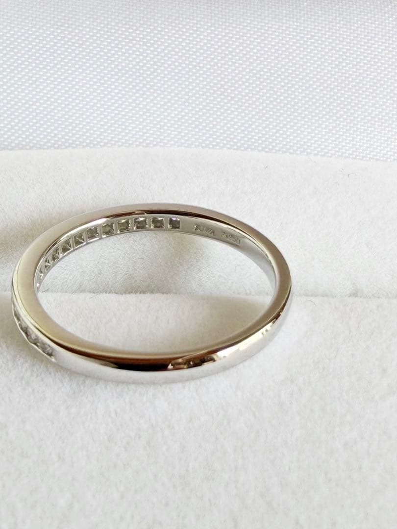 SUWAダイヤモンドリング PT950 ハーフエタニティ