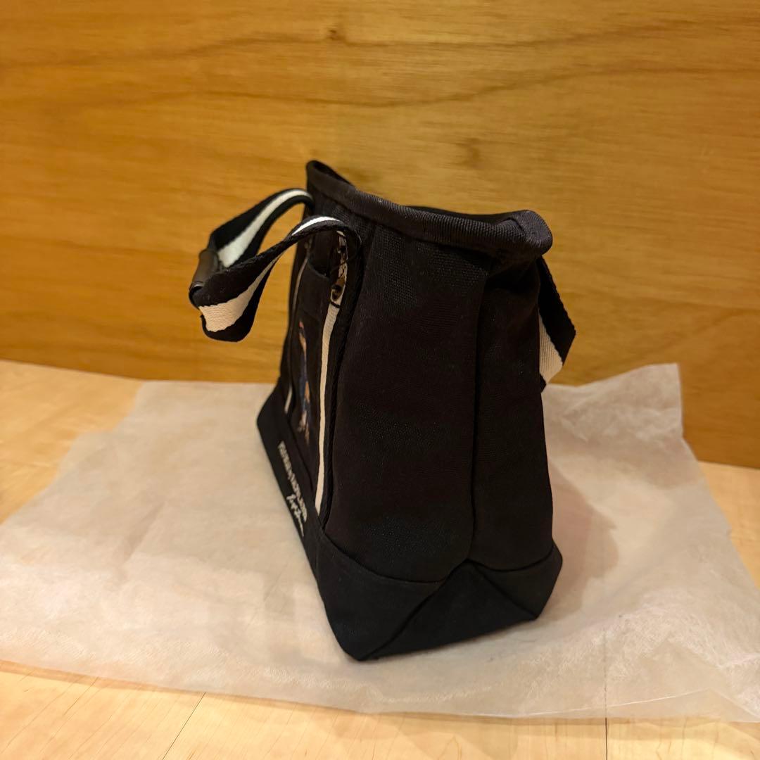 Polo Bear刺繍の黒トート カートバッグ