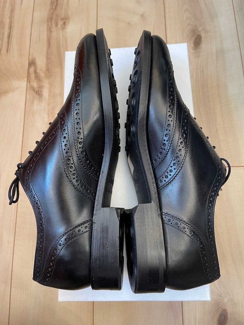 英国製新品ロイドフットウェアVシリーズ 黒色ウィングチップ サイズUK8