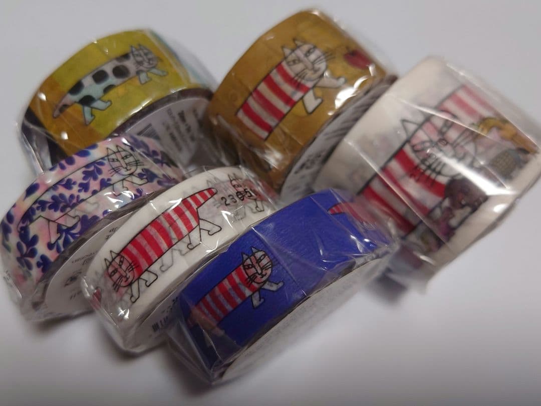 mt リサラーソン♪マスキングテープ 6つ 太幅広 展覧会限定 廃盤レア