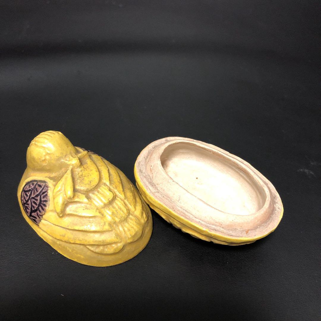 河濱支流　交趾花喰鳥香合