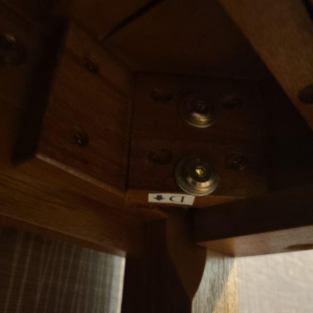 【チーク無垢材使用】デスク　学習机　テーブル　アジアン家具