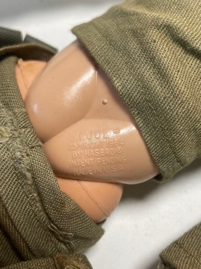 【1964年製】G.I.ジョー ビンテージ兵士 フィギュア 装備付 HASBRO