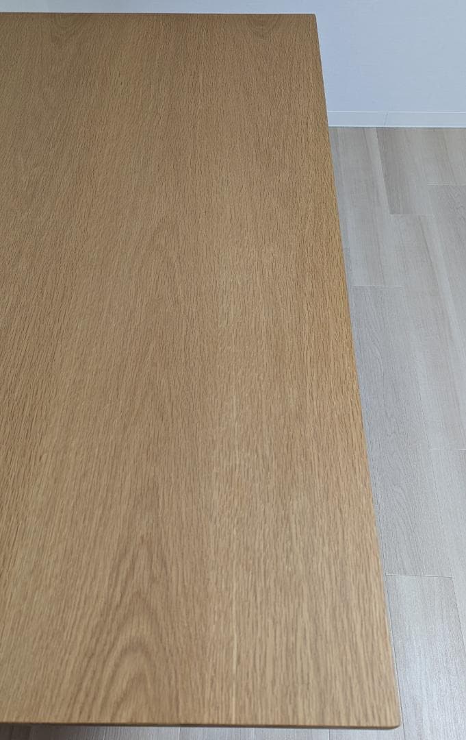 無印良品 木製テーブル オーク材 幅140cm×奥行80cm×高さ72cm