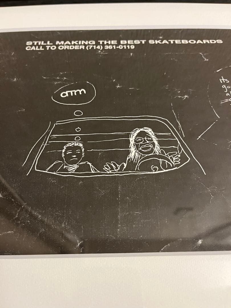 Mark Gonzales マークゴンザレス GONZ 原画 ATM 広告