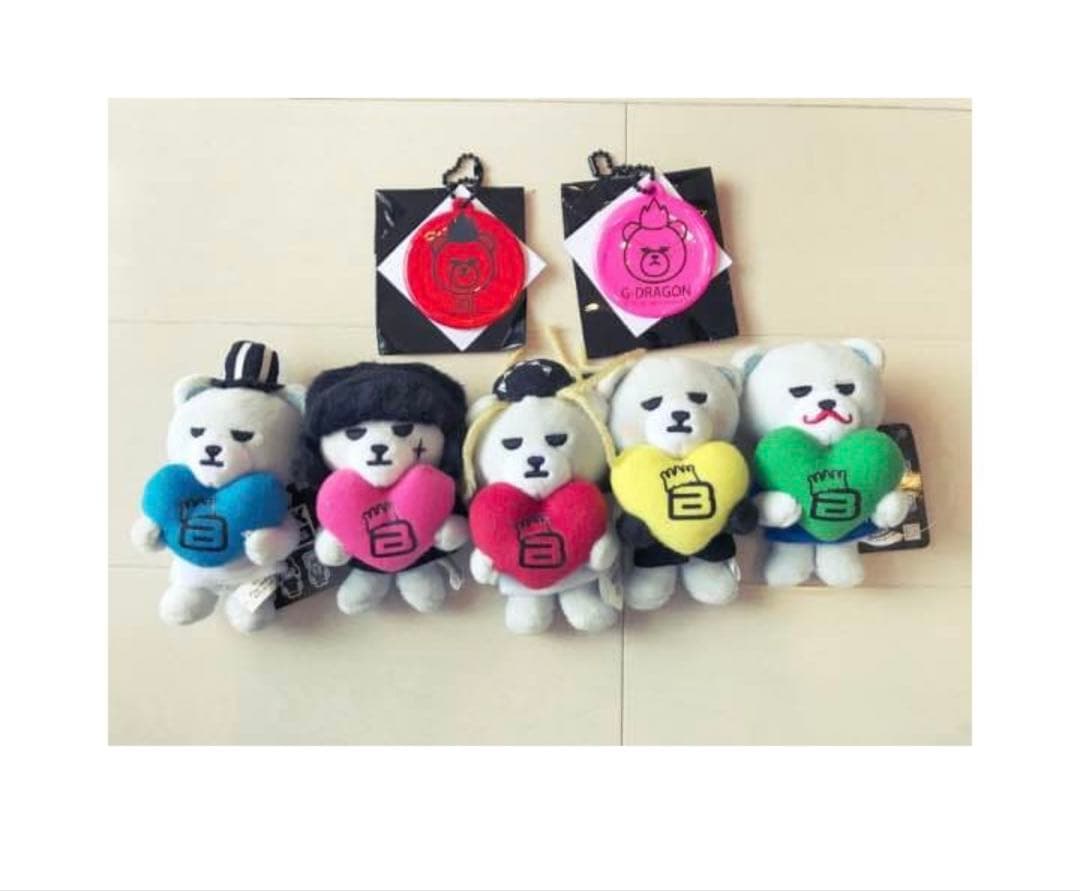 BIGBANG ぬいぐるみ KRUNK 5体セット おまけ付き - メルカリ