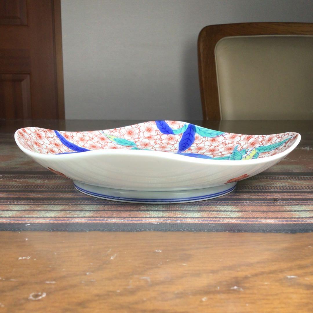 冬うー特価』 鍋島焼 其泉 桃 角皿 5枚 - メルカリ