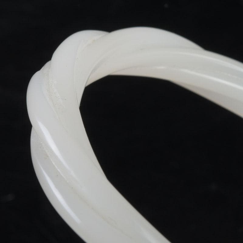 中国 玉石白玉彫刻 玉器 環 装飾品 V 9356E