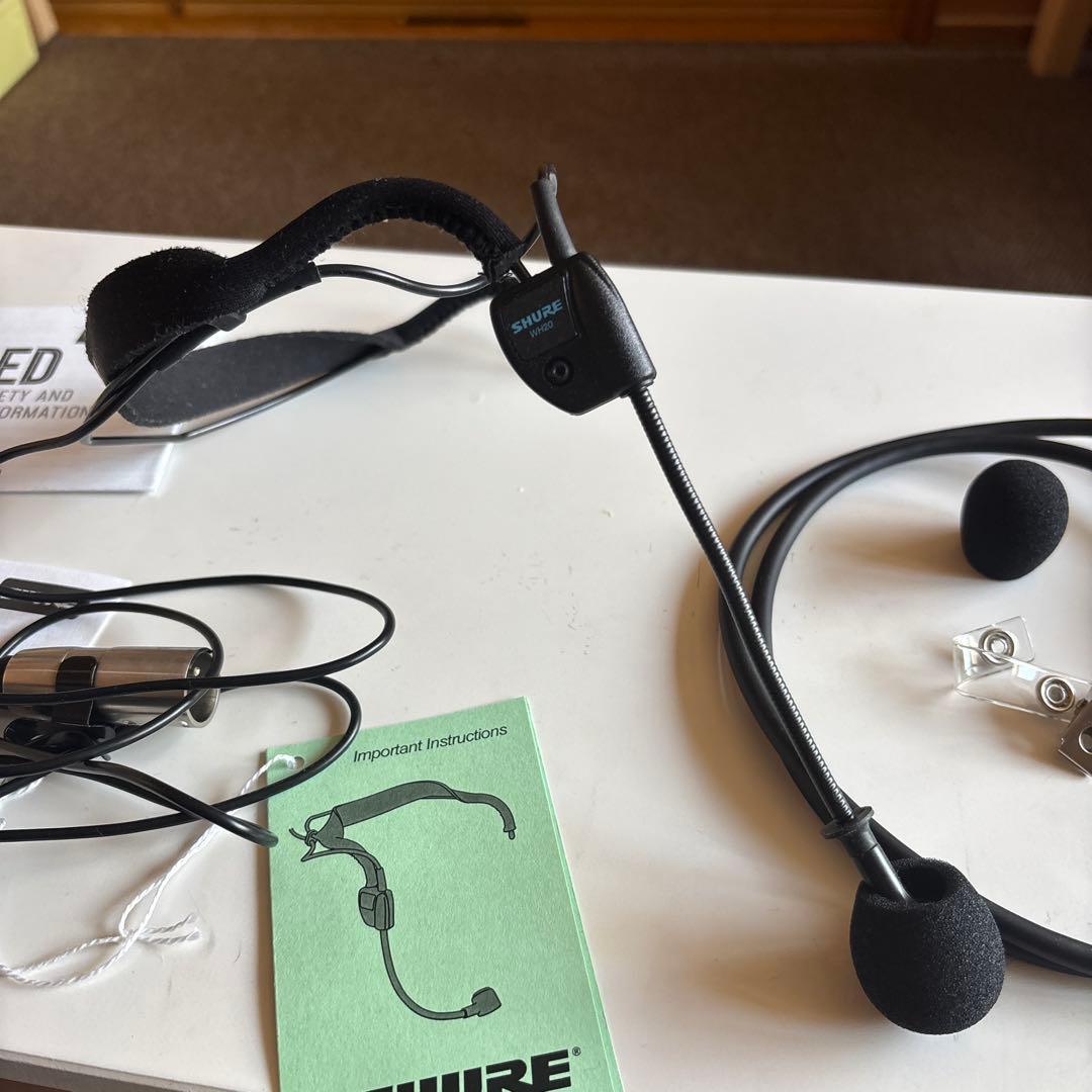 SHURE WH20 ダイナミックヘッドセットマイク　おまけあり