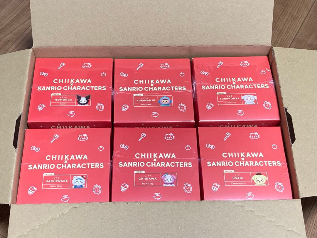 ちいかわ×サンリオキャラクターズ Kiramekko（全6種）コンプリート