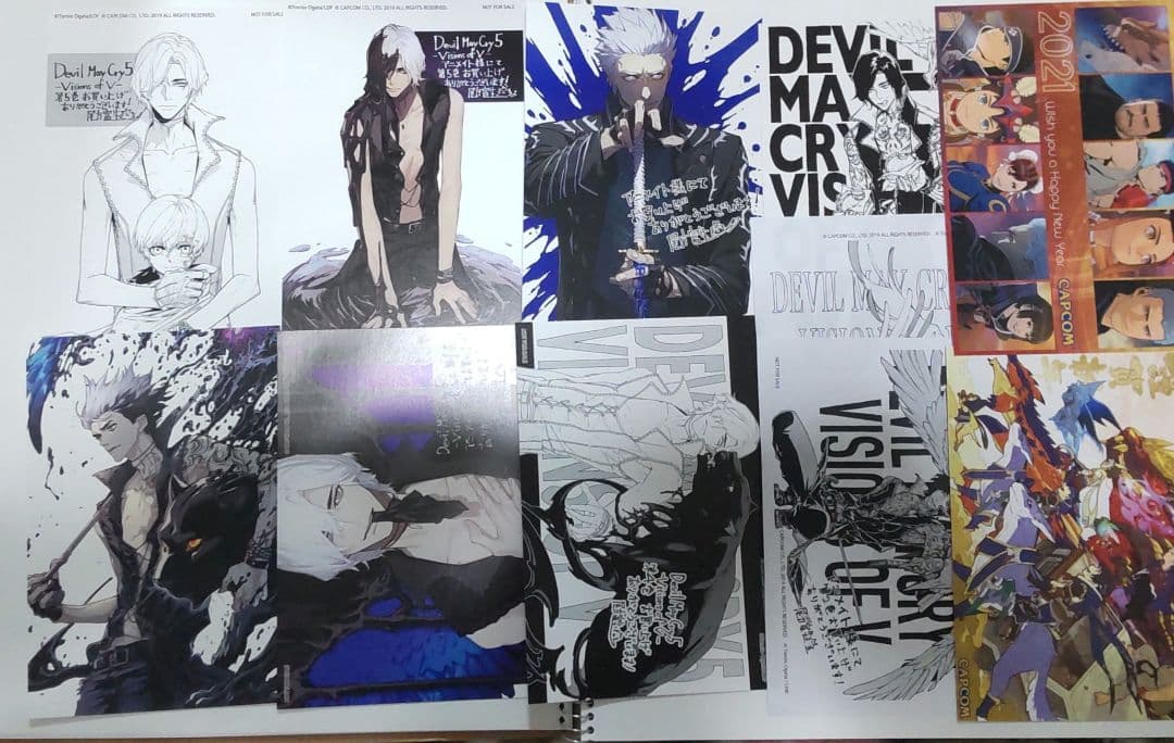 デビルメイクライ バージル ポストカード 特典 その1 カプコンカフェ 4