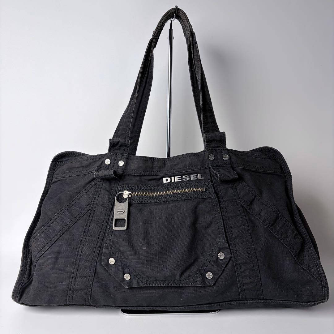 ニコ♡ DIESEL archive l logo handbag