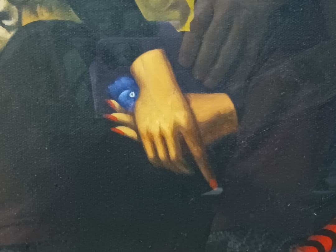 古沢岩美 油絵 F8号 額寸約58×52cm 快適