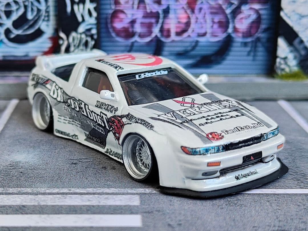 ホットウィールカスタム 日産 シルエイティ シルビア 顔面スワップ☆トミカ改造