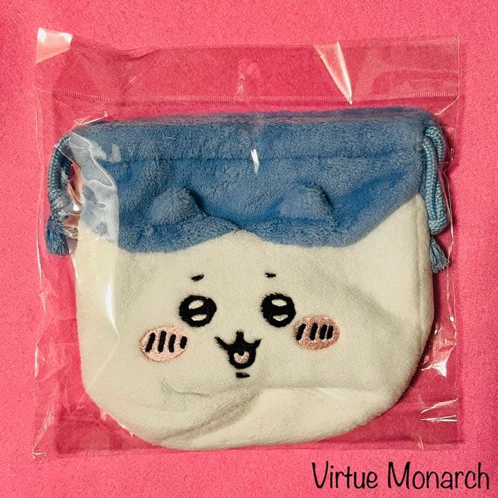 ちいかわ フェイス巾着（ハチワレ）Ⅲ - メルカリ