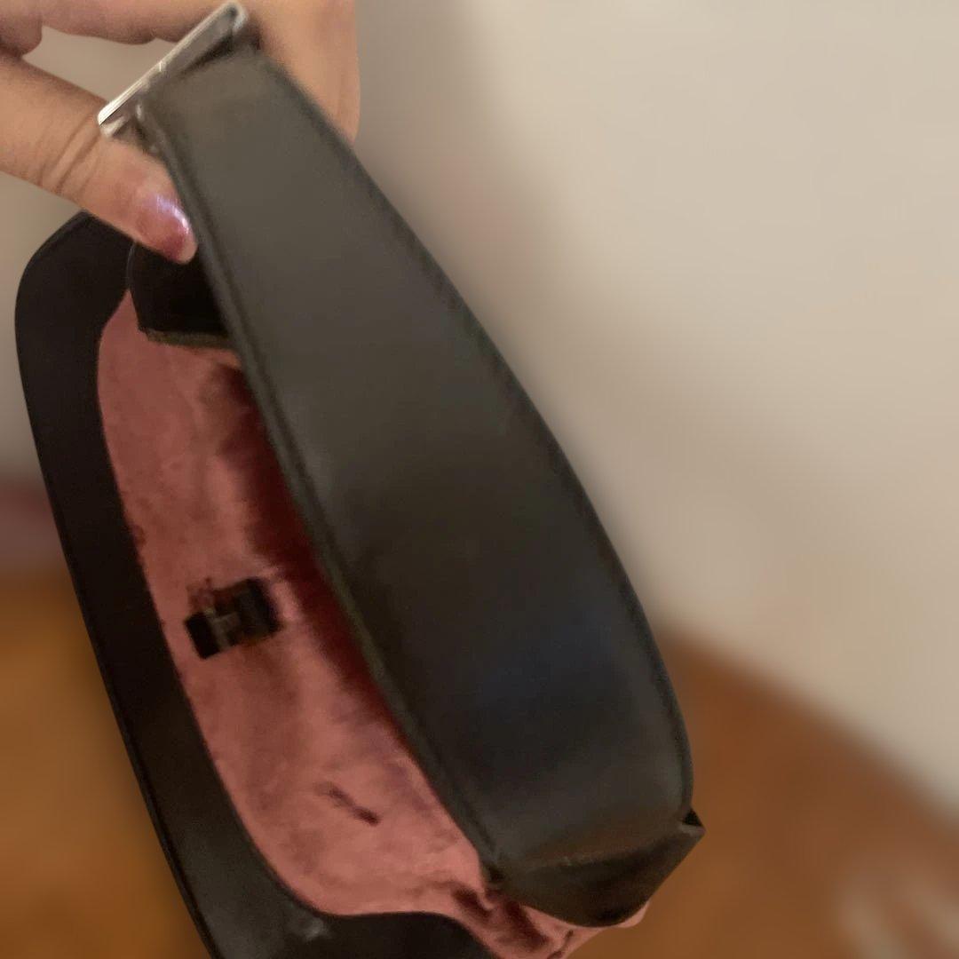 レア 希少 GUCCI グッチ ジャッキーバッグ バッグ ピンク ベロア レザー