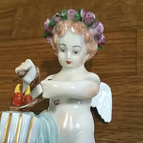 ドレスデン カールティーメ工房 天使 フィギュリン