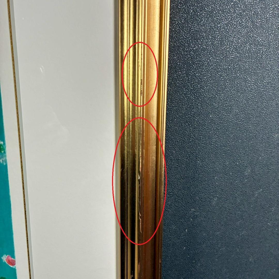 美品 児島善三郎「ペルシャ壺にバラ」リトグラフ 印章有 兒嶋俊郎監修