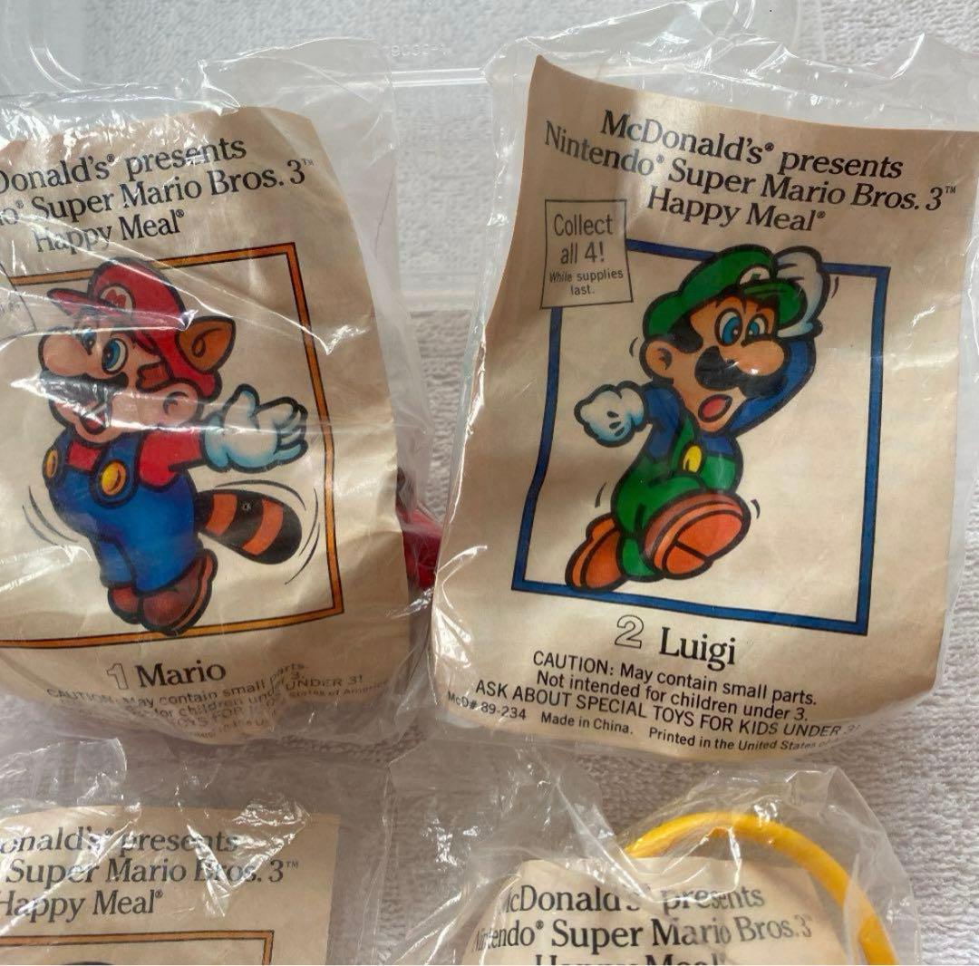 ハッピーセット　スーパーマリオ　未開封　80年代　マクドナルド