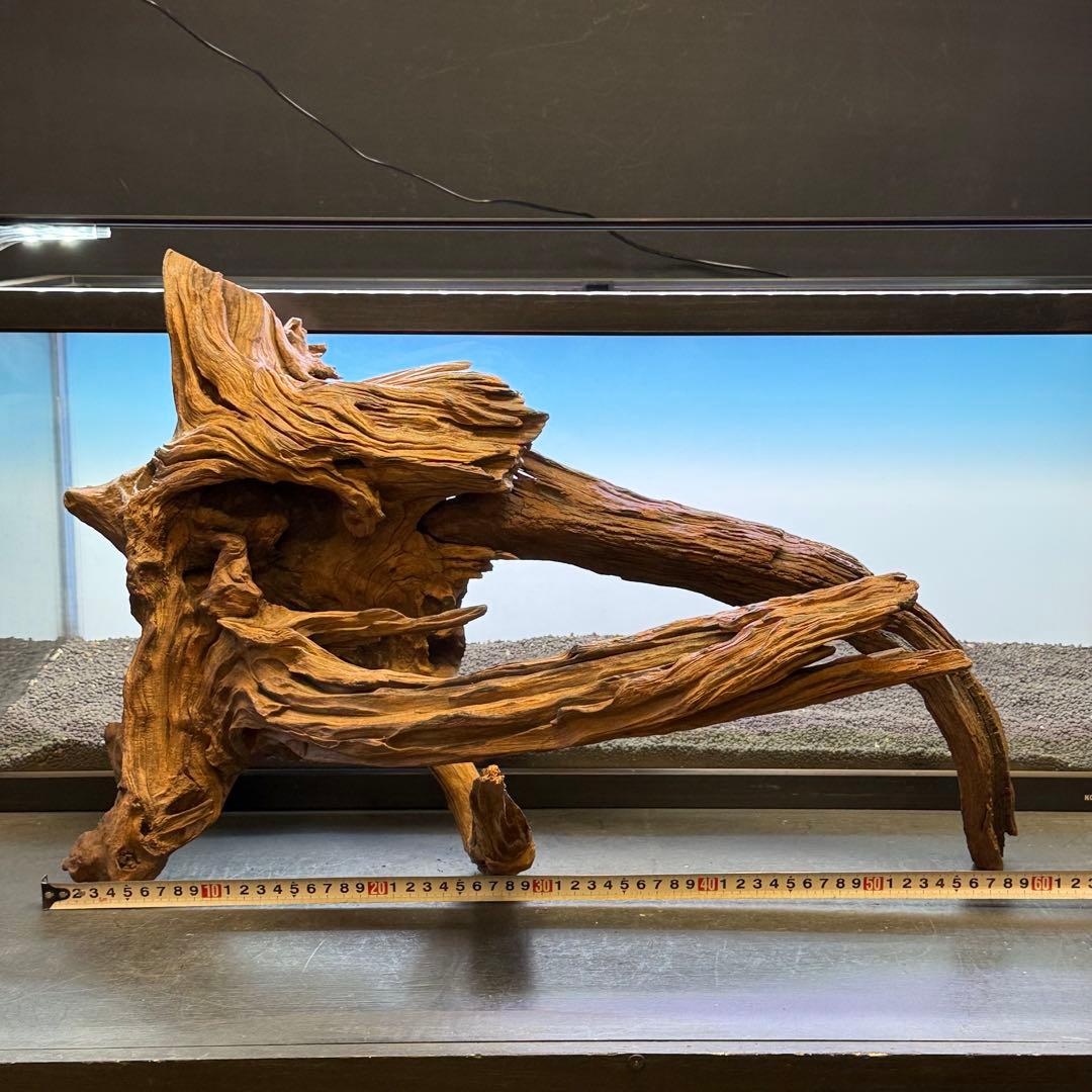 MRW-7288 特大赤系流木 2本セット 90cm水槽用 アクアリウム - メルカリ