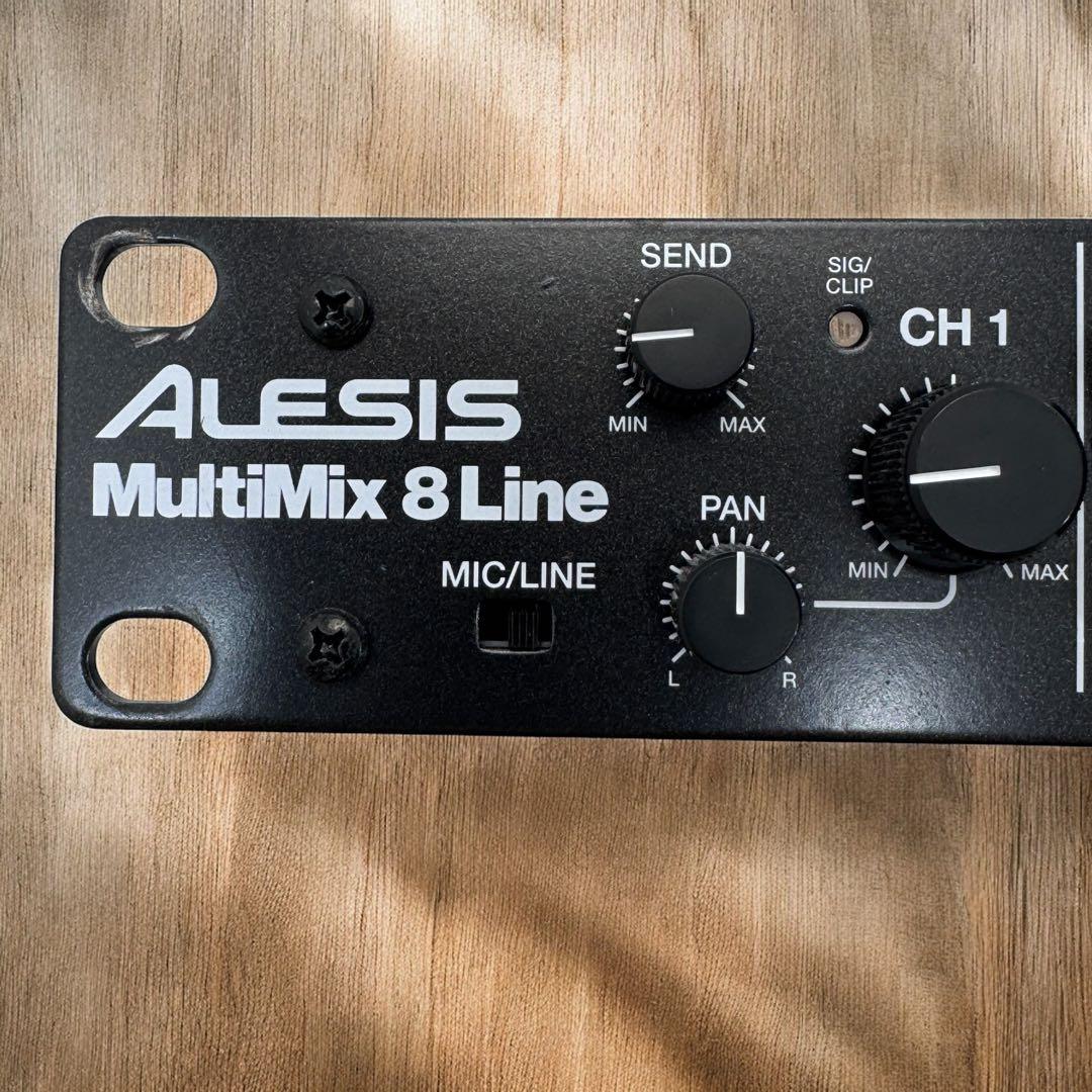 ALESIS（アレシス）/ MultiMix 8 Line 1Uラインミキサー