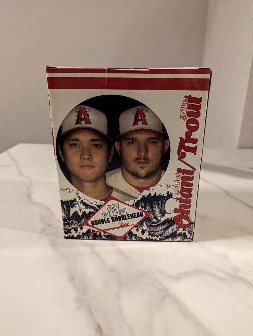 大谷翔平＆マイクトラウト シティーコネクトボブルヘッド人形
