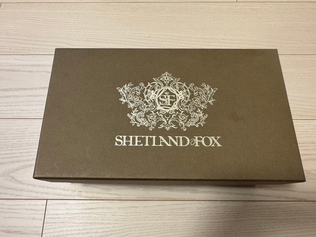 SHETLAND FOX ブラック ドレスシューズ