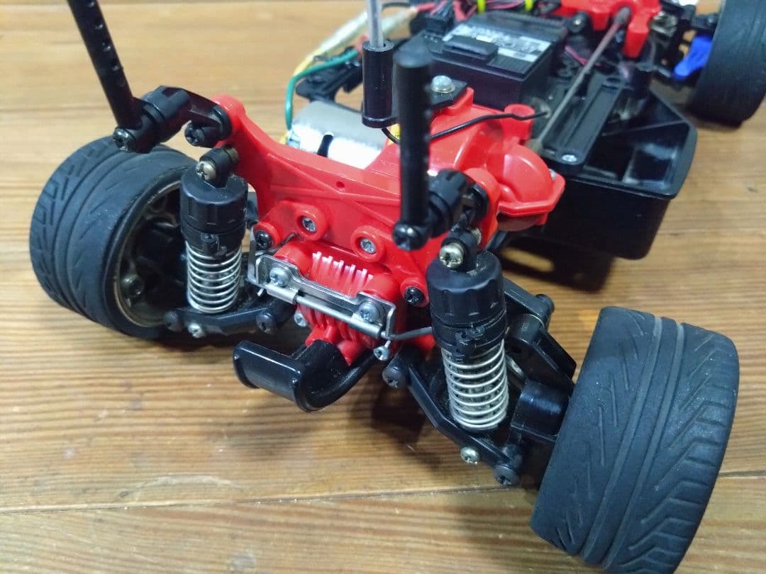 タミヤ　TA02　シャーシ　メカ　プロポ　ラリースキッドガード　セット