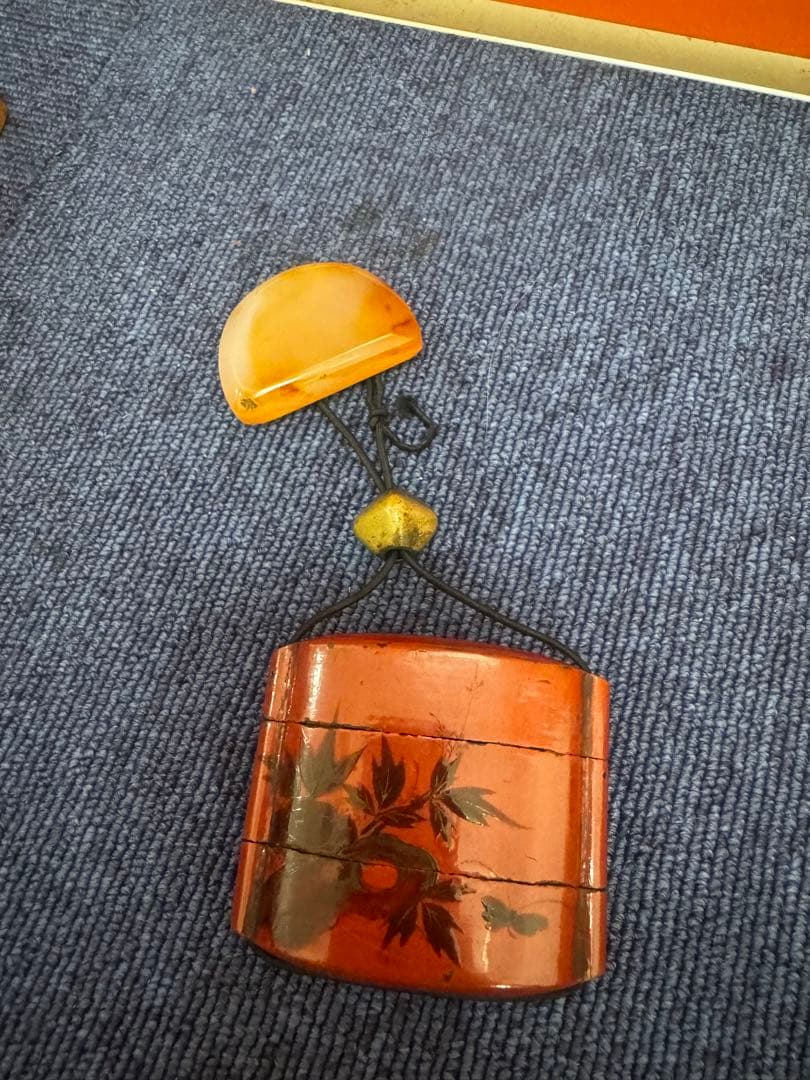 1688  印籠 提げ物 蒔絵　時代物