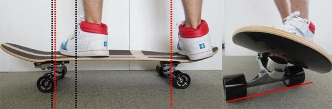 サーフスケートボード セット スラスター２搭載 36インチ ナチュラル