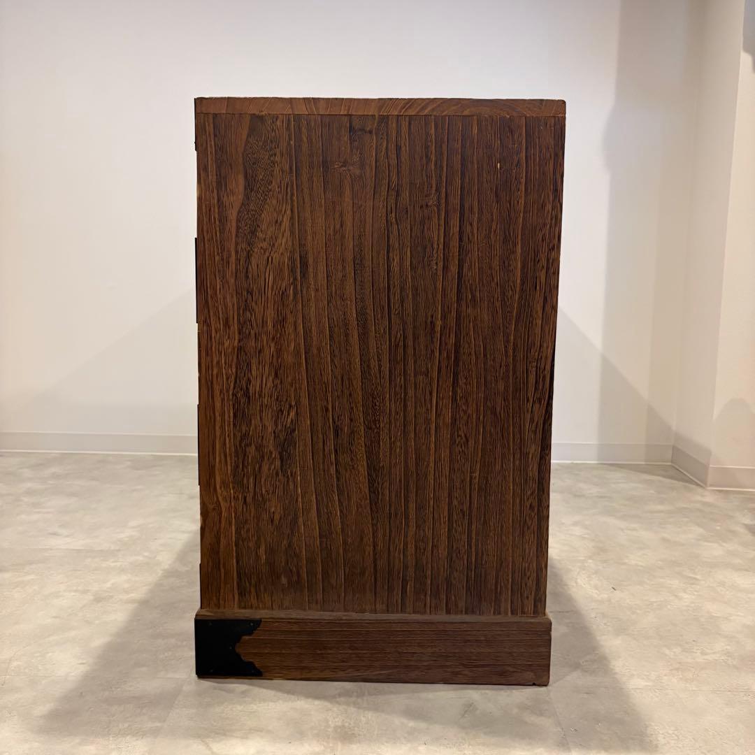 和箪笥 チェスト 3段6杯 桐箪笥 金属装飾有り