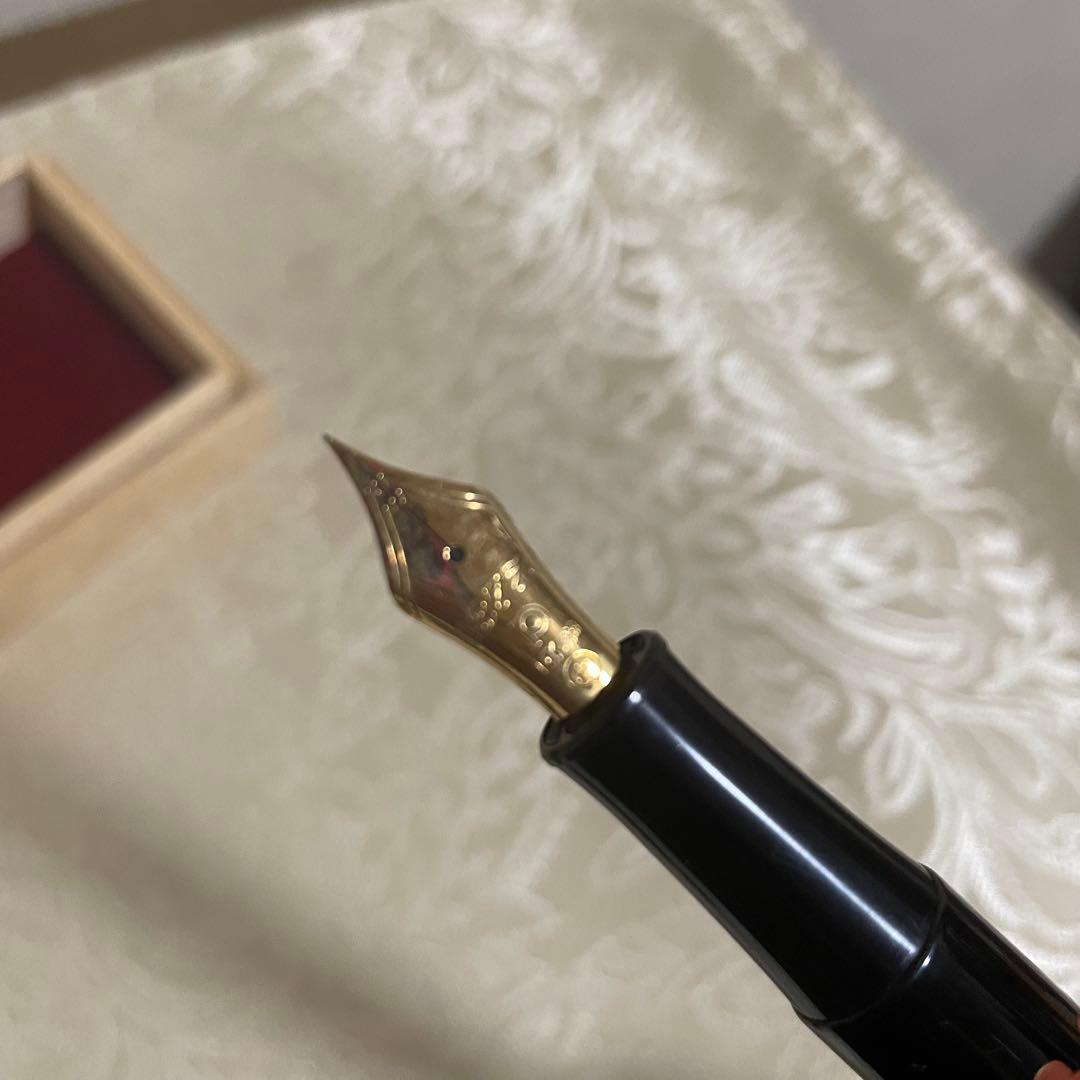 プラチナ万年筆 #3776 蒔絵 牡丹 14K 細 名入 - メルカリ