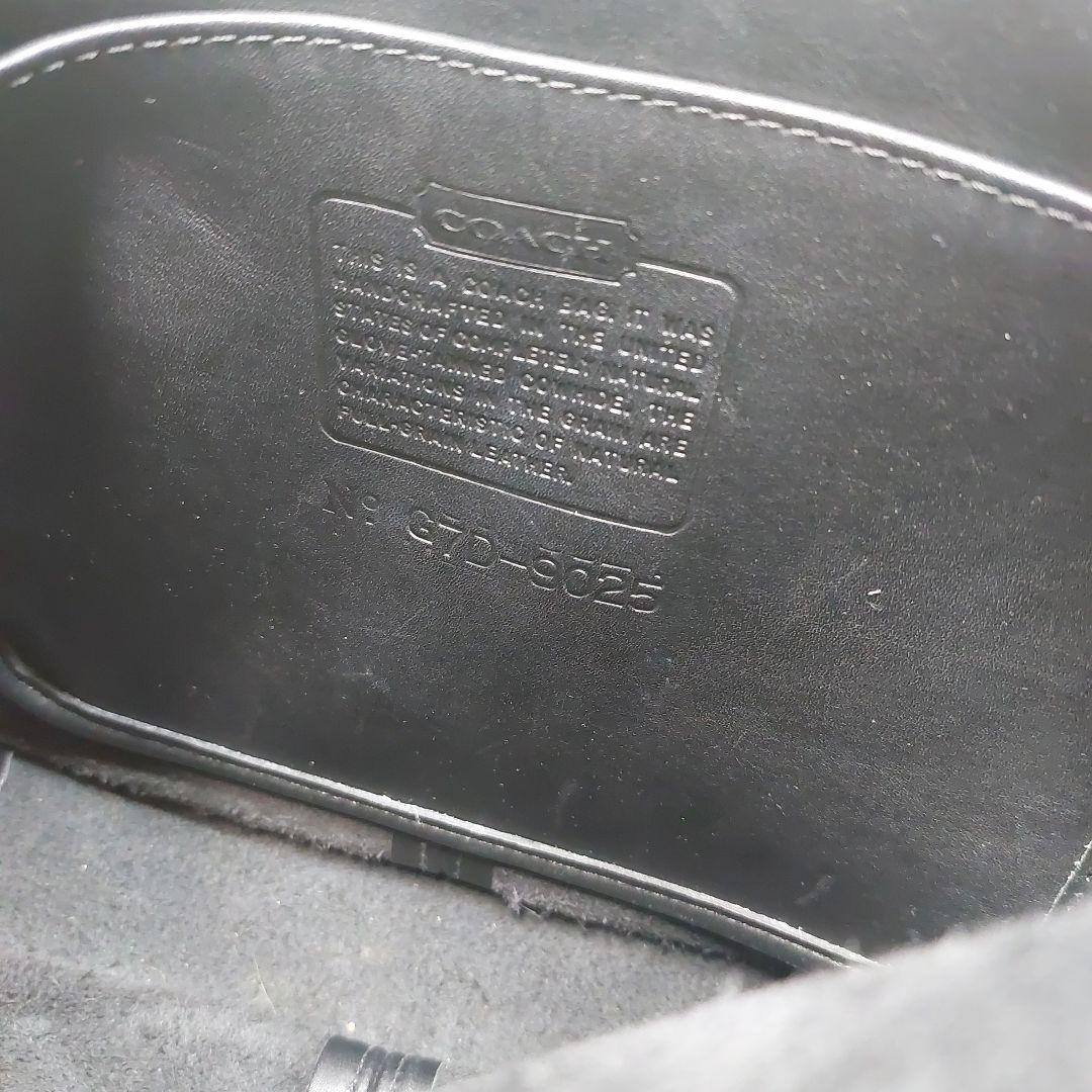 OLD COACH ワンショルダーバッグ　エルゴ　本革　ブラック　9025