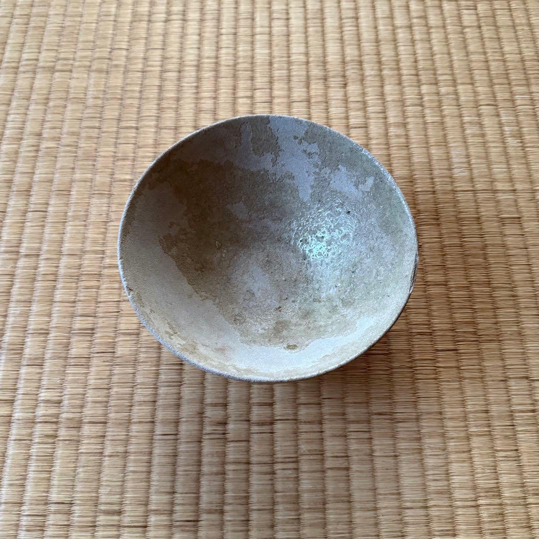 古瀬戸 灰釉 平茶碗 室町時代 山茶碗 茶道具 茶器 陶片 古美術