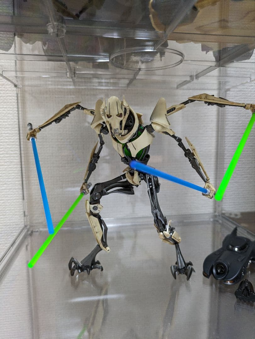 バンダイスターウォーズプラモデルグリーヴァス将軍全塗装完成品