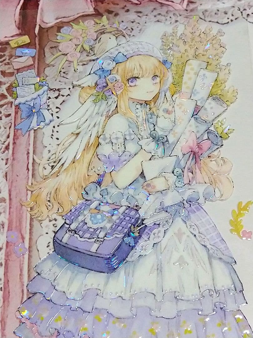 J1695＃天际信使(贝壳光)Shine切り売り海外人物マステ女の子