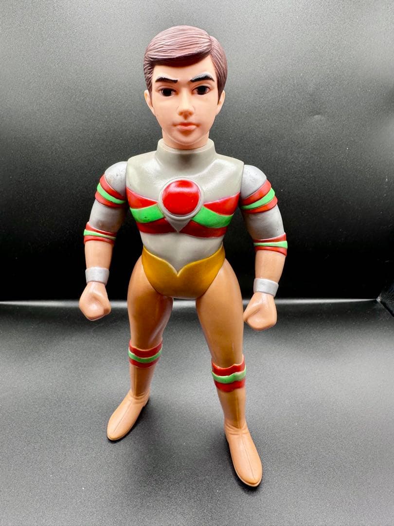 トリプルファイター　30cm ブルマァク　ソフビ　年代物　1970年代