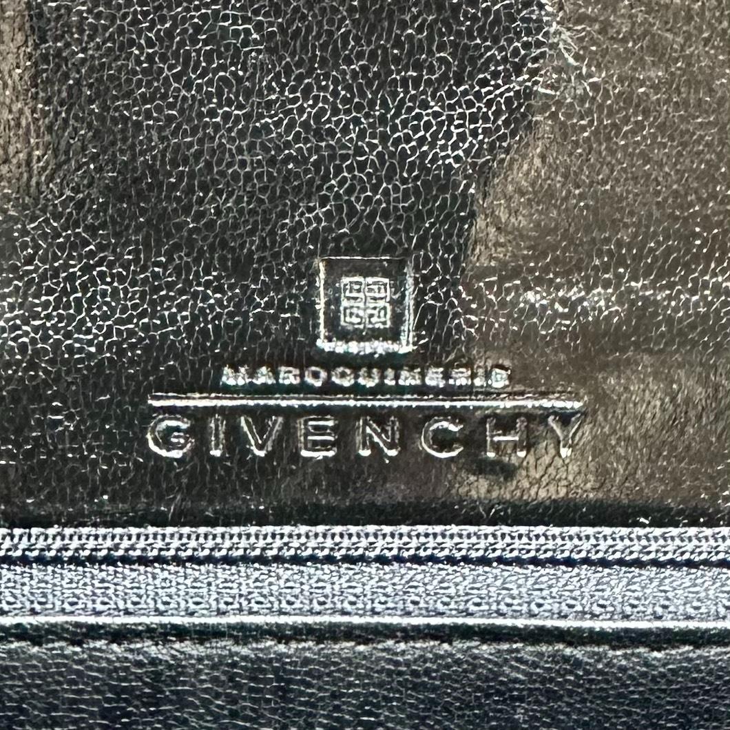 GIVENCHY ジバンシー 4Gロゴ フォーマル ハンドバッグ ゴールド金具