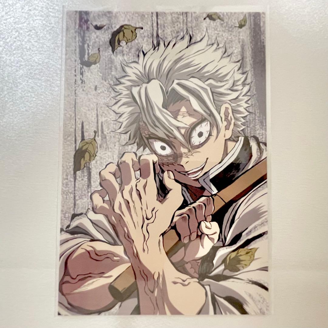 不死川実弥 鬼滅の刃 ポストカード 全集中展 柱稽古編 刀鍛冶の里編