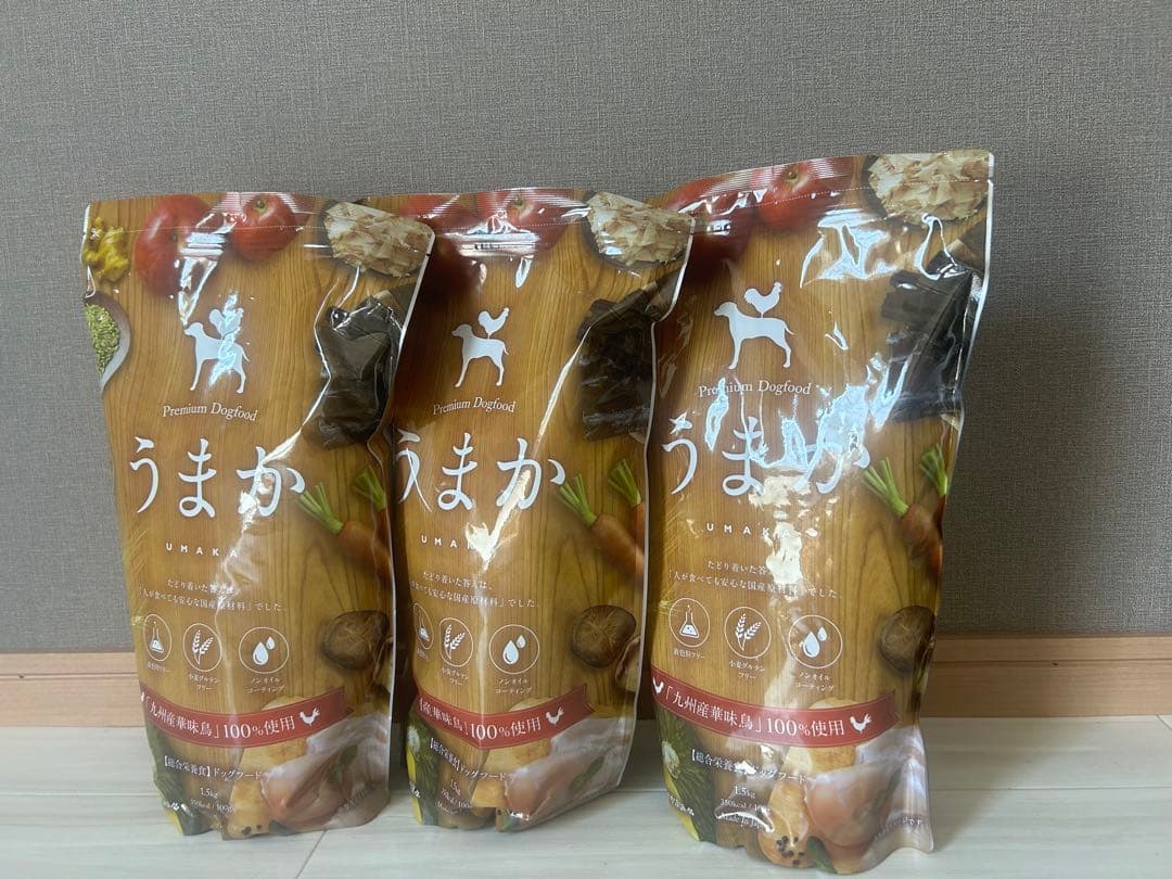 ドッグフードうまか 3袋
