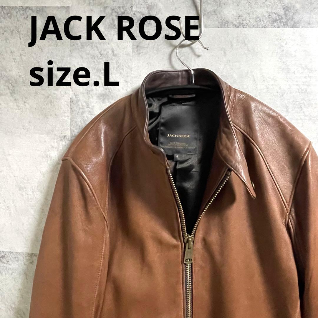 ジャックローズ　シングルライダースジャケット JACKROSE（ジャックローズ）の「JE NZ LAMB NAKED STAND SINGLE RIDERS