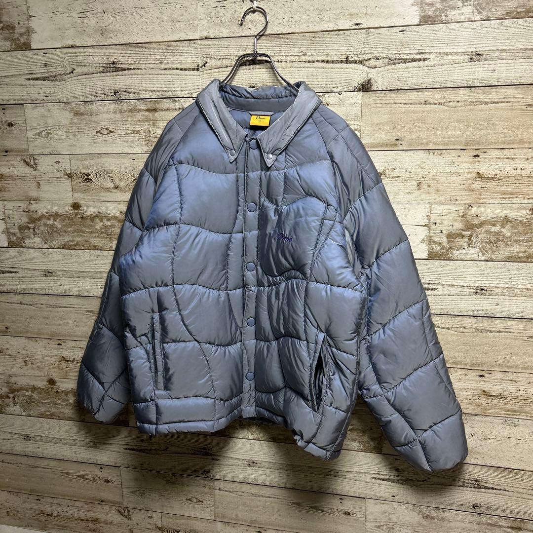 142【人気即完売品】ダイム☆ワンポイント刺繍ロゴ　パファージャケット