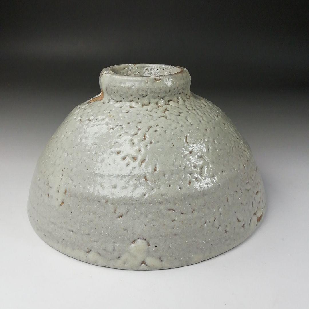 T287 茶碗 『井戸形茶碗』『吉川心水 作』 共箱 抹茶碗 茶道具