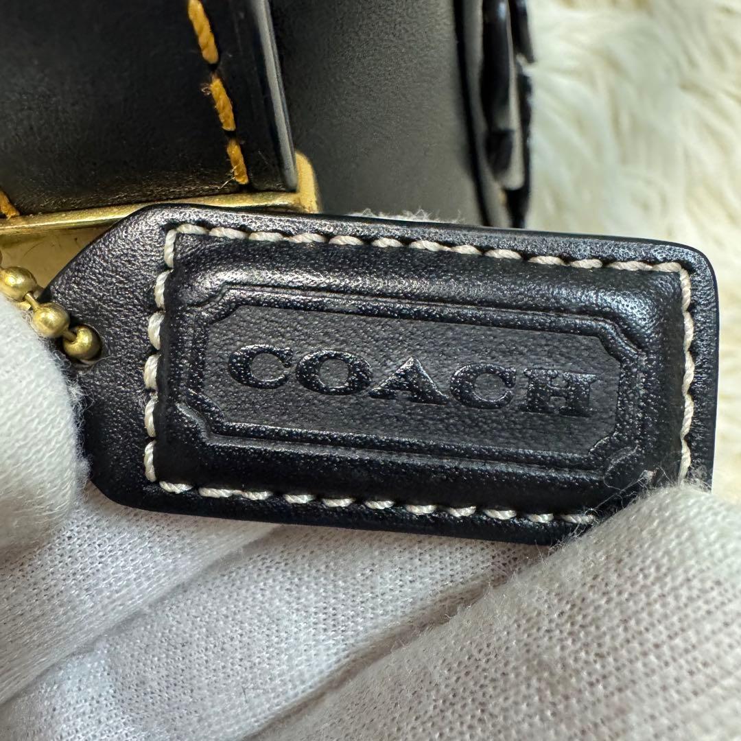 【激レア】COACH ショルダーバッグ　花柄　38195 レザー　斜めがけ