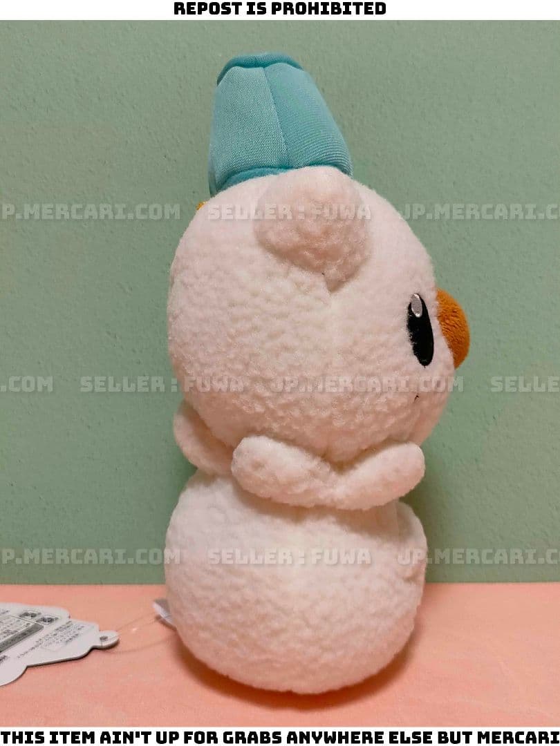 【未使用】ポケットモンスター ポケモン 雪だるま ミジュマル ぬいぐるみ