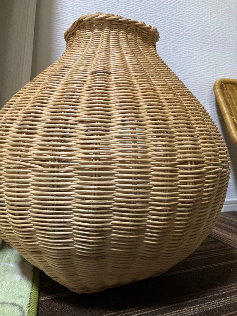 オルネコ ガーリックネコハウス ラタン クッション付