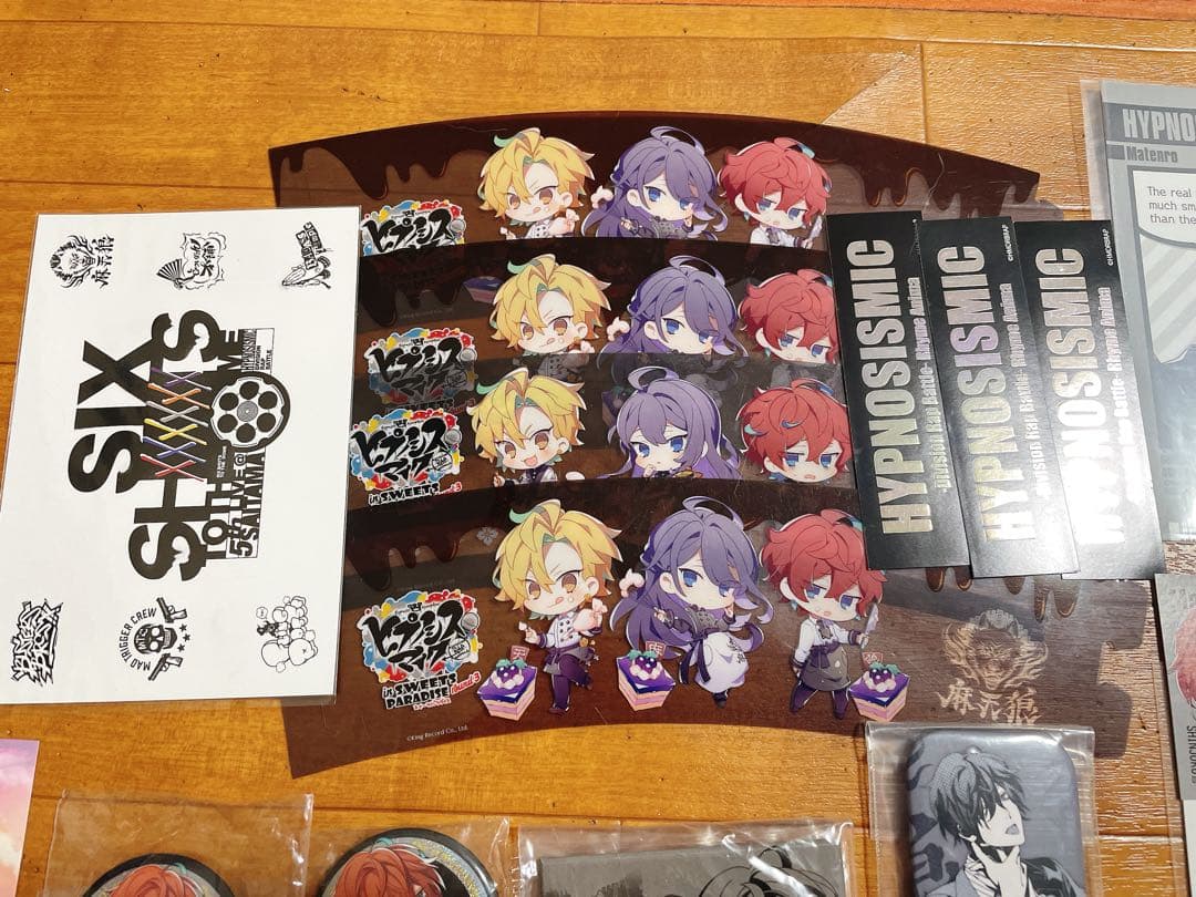 ヒプノシスマイク 観音坂独歩 麻天狼 缶バッジ ポストカード まとめ