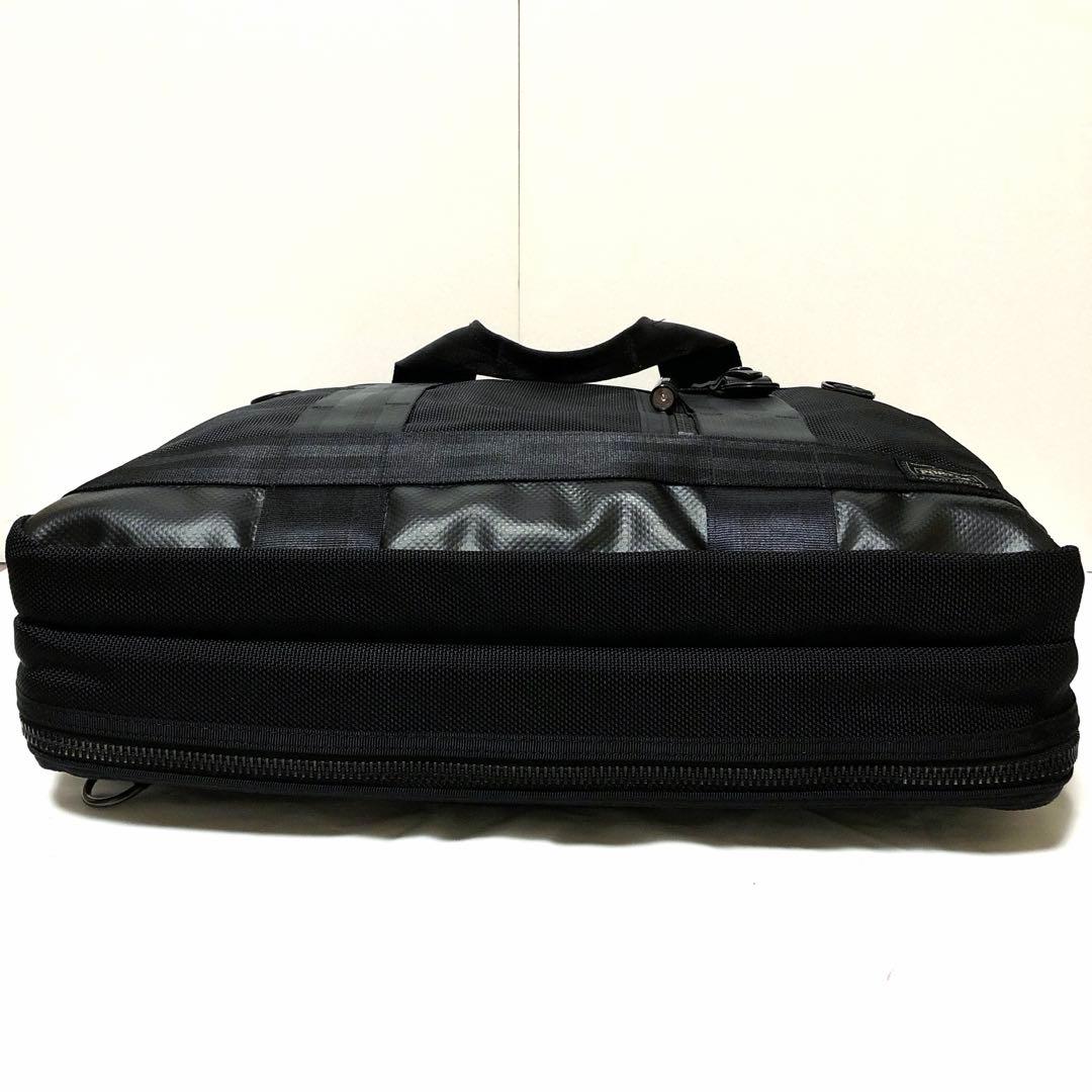 超美品✨ポーターヒート ビジネスバッグ 3way 2層 A4可 黒 吉田カバン